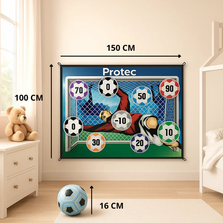 Sichere Fußball Ziel Schusswand für Zuhause