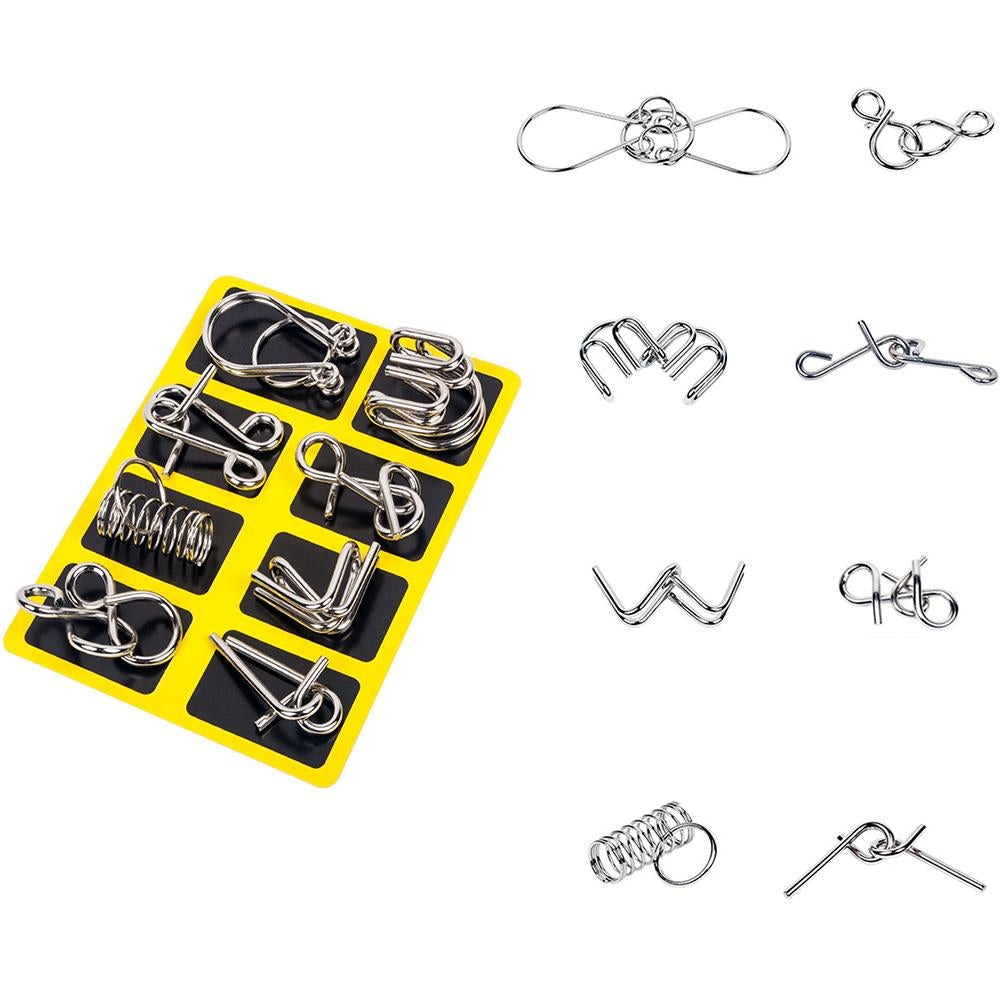 Metall-Puzzle-Ring-Set