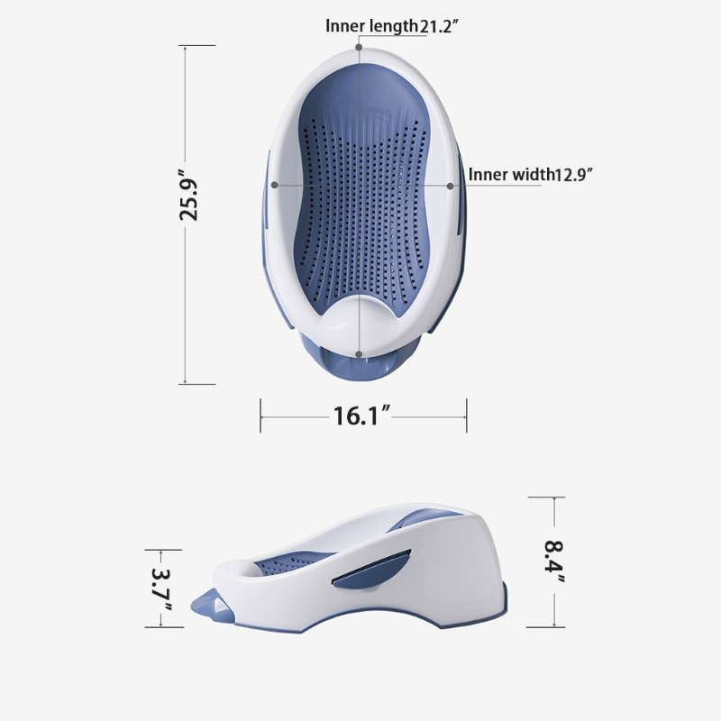 Ergonomischer Baby-Badewannen-Sitz für Neugeborene
