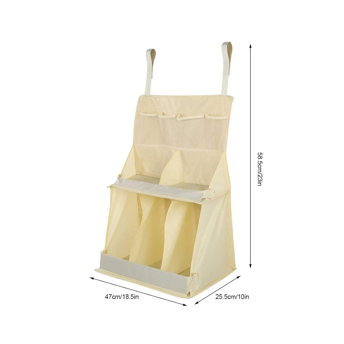 Wickeltisch Organizer – Hängeaufbewahrung für Windeln & Babyzubehör