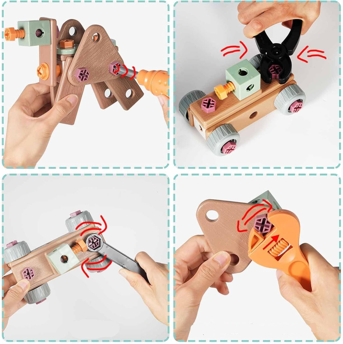 Baukasten Spielset für Kleine Handwerker