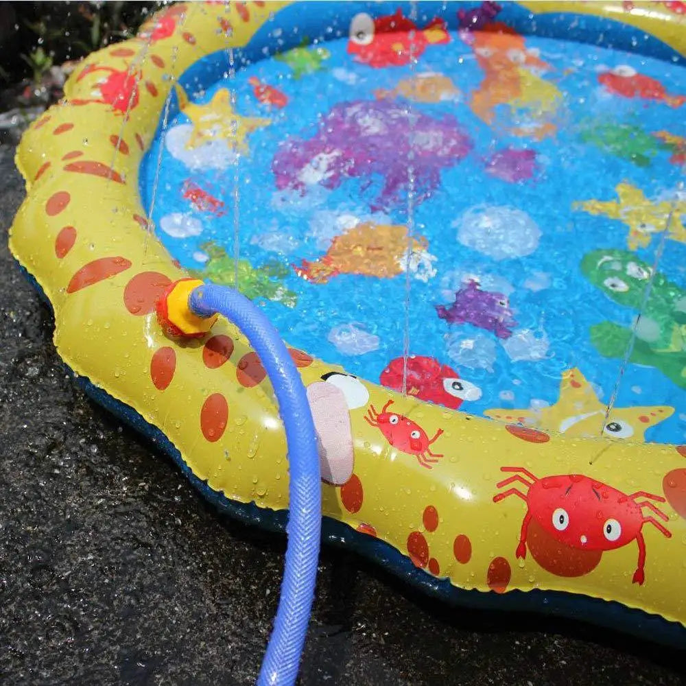 Wasserspielmatte für Kinder – Spritzmatte für Garten & Sommer-Spaß