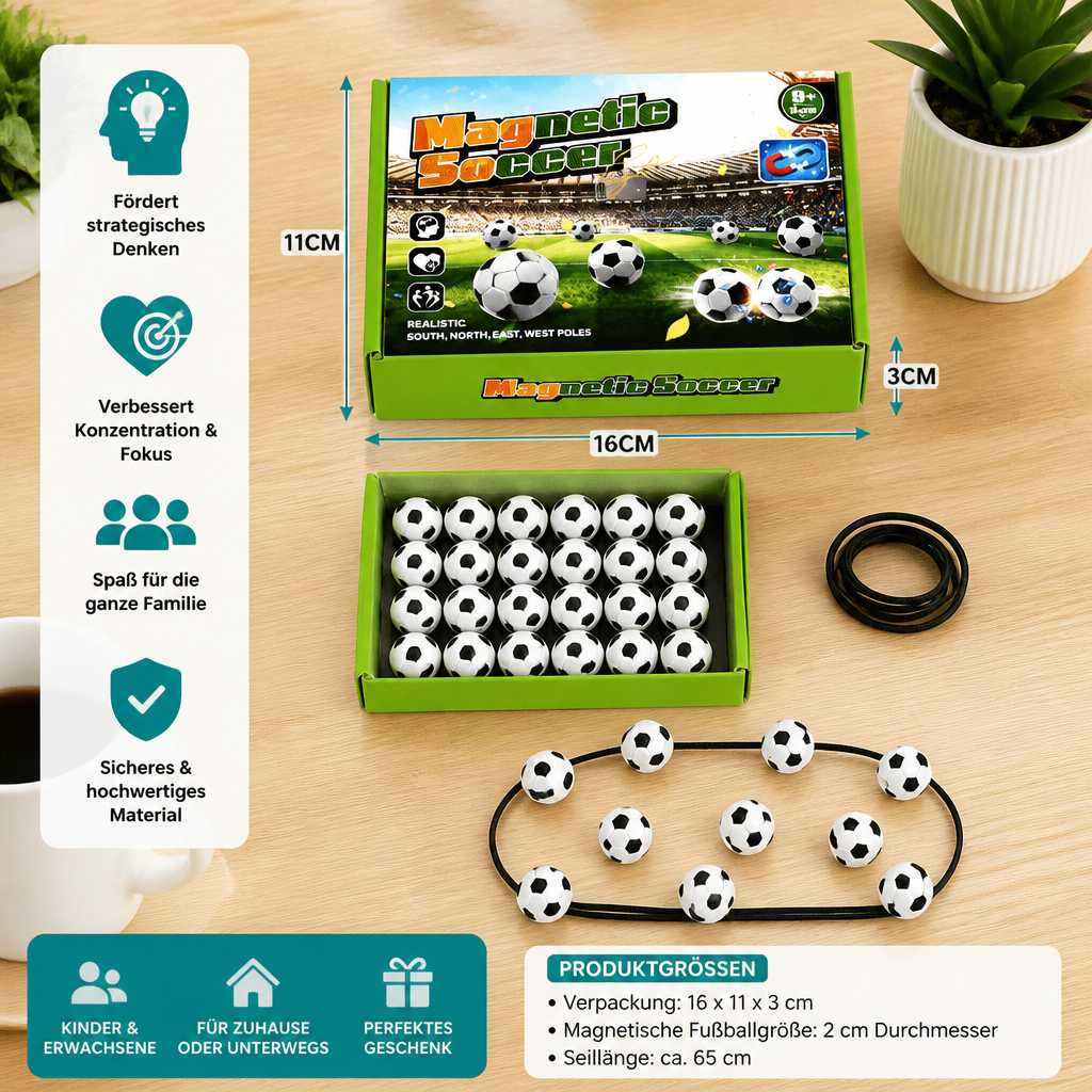 Magnetisches Fußball-Strategiespiel – Interaktive Familien-Challenge für Kinder & Erwachsene