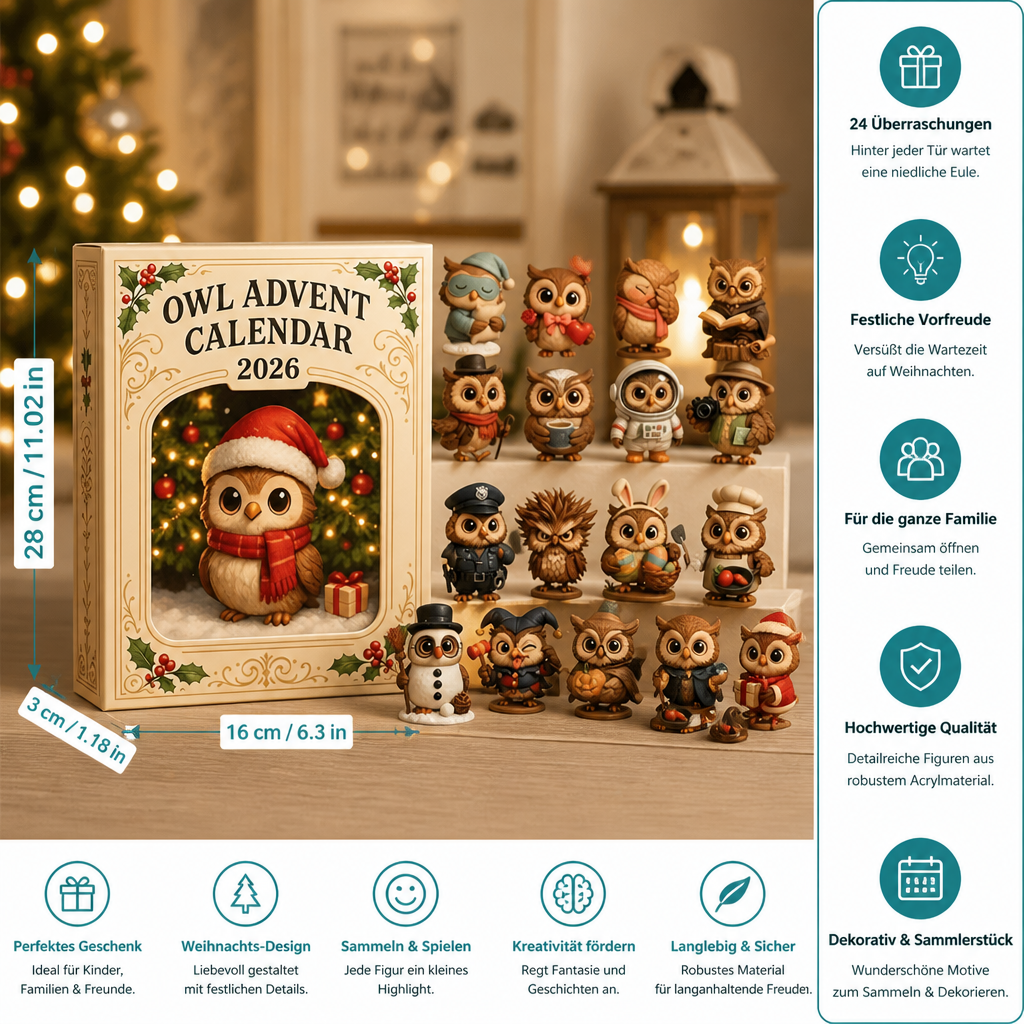 24-Tage Eulen-Adventskalender
