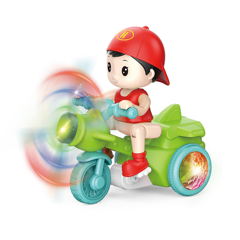Leuchtendes Musik Kinder Stunt Roller Spielzeug
