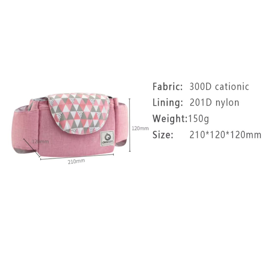 Kinderwagen Organizer Tasche – Multifunktionale Aufbewahrung für Babyzubehör