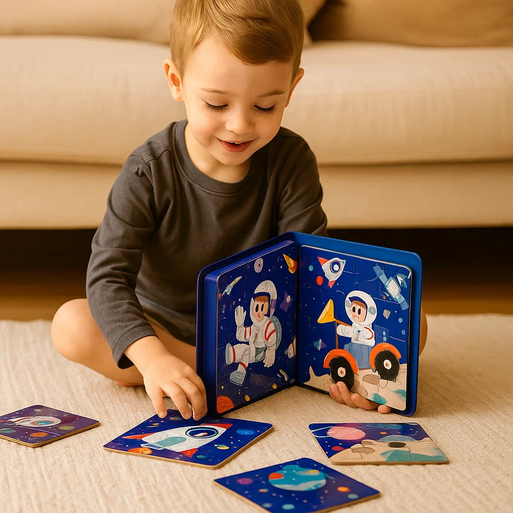 Magnetisches Montessori Puzzle Buch