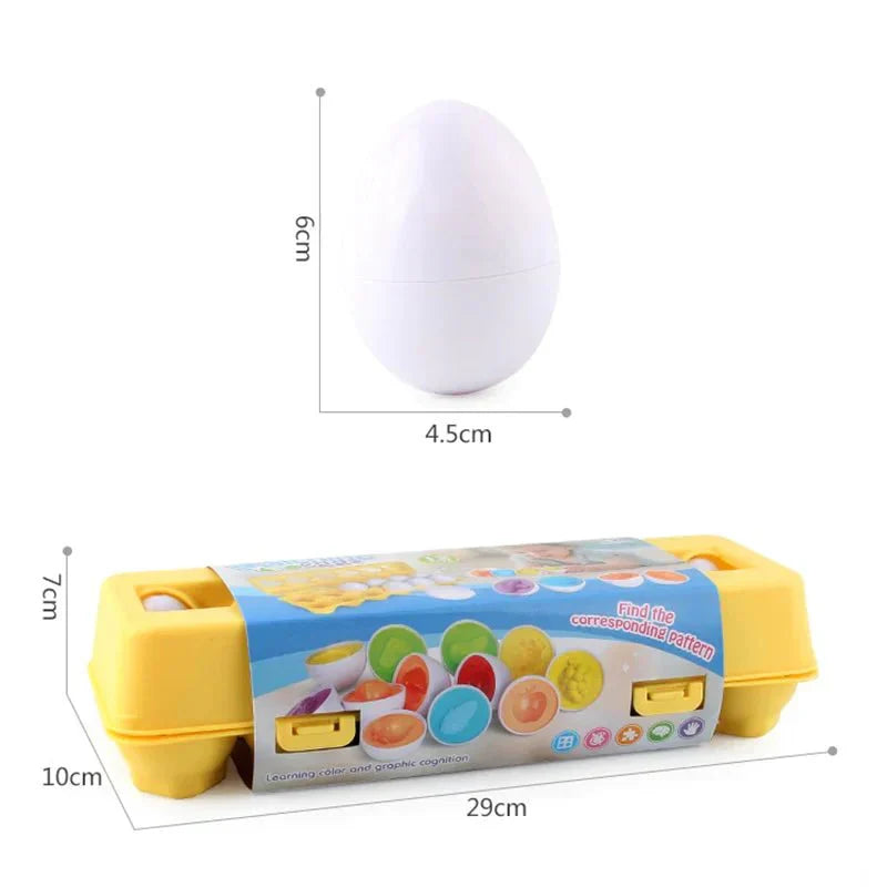 Farbenfrohes und Lernförderndes Eier-Set