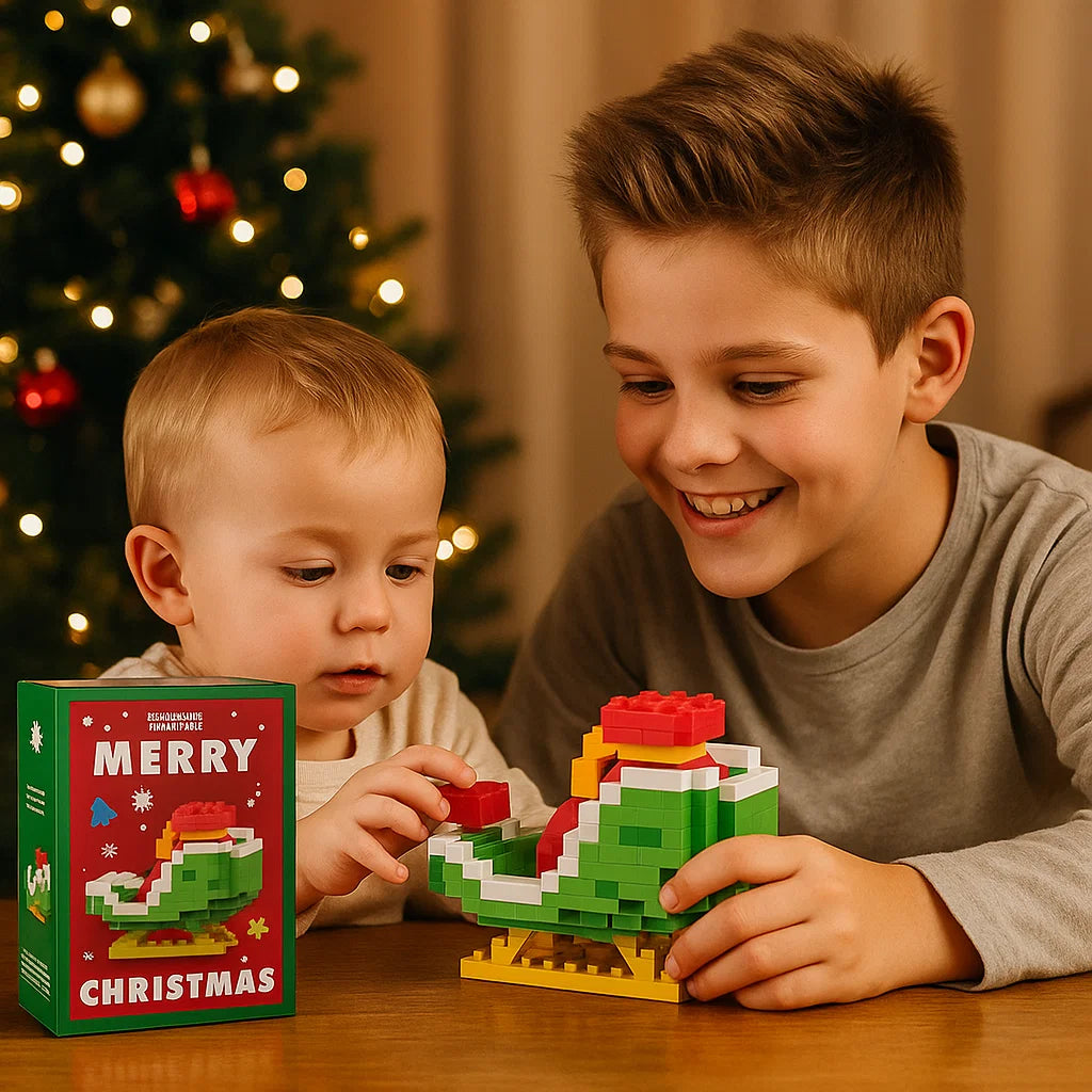 Kreative Baustein Weihnachtsfiguren - Spaß für die ganze Familie