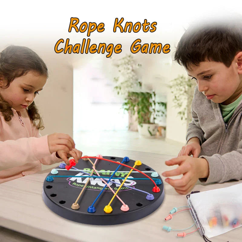 Verdrehte Knoten - Rope Untangling Strategiespiel für Gehirntraining
