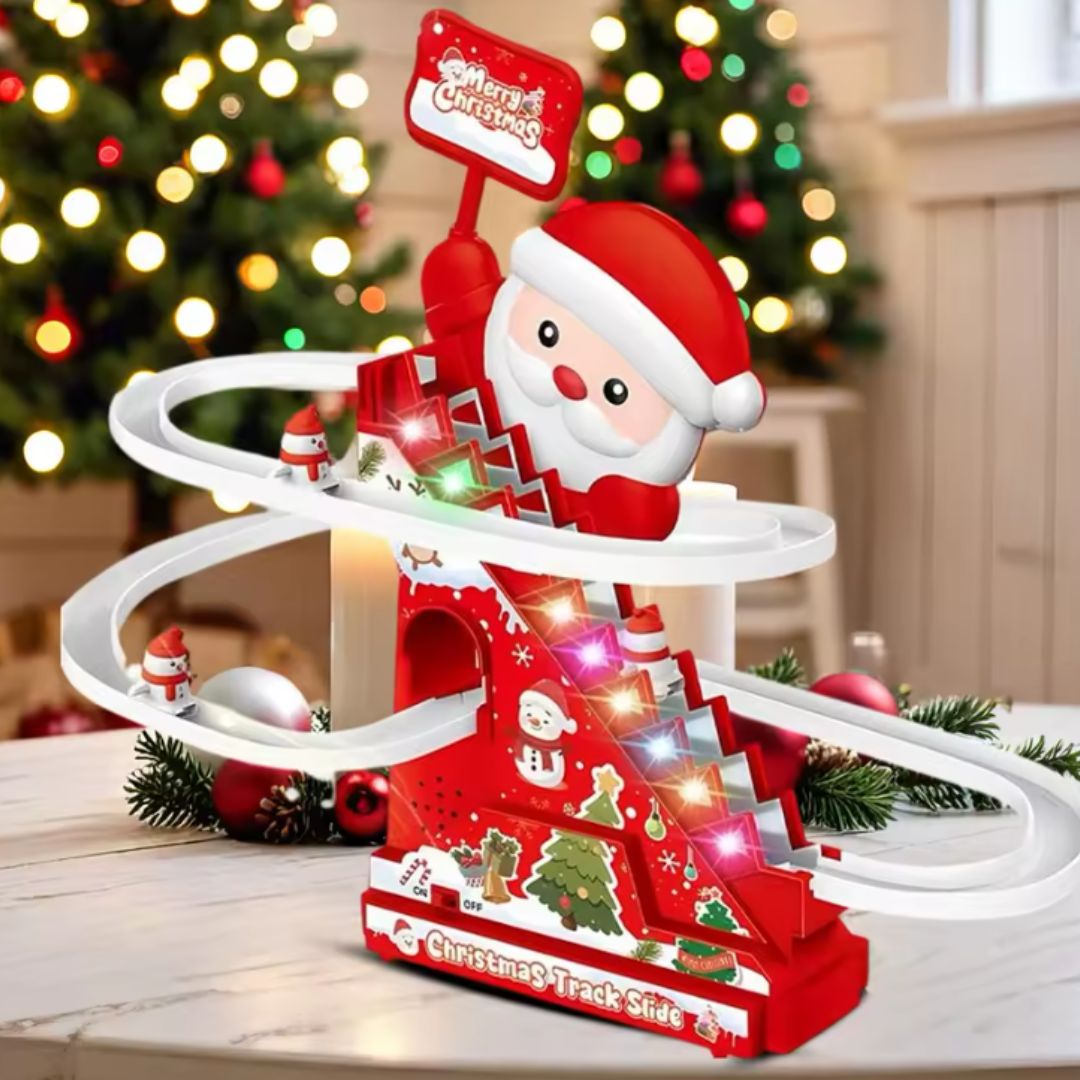 Weihnachtsmann Rutsche Achterbahn Spaß