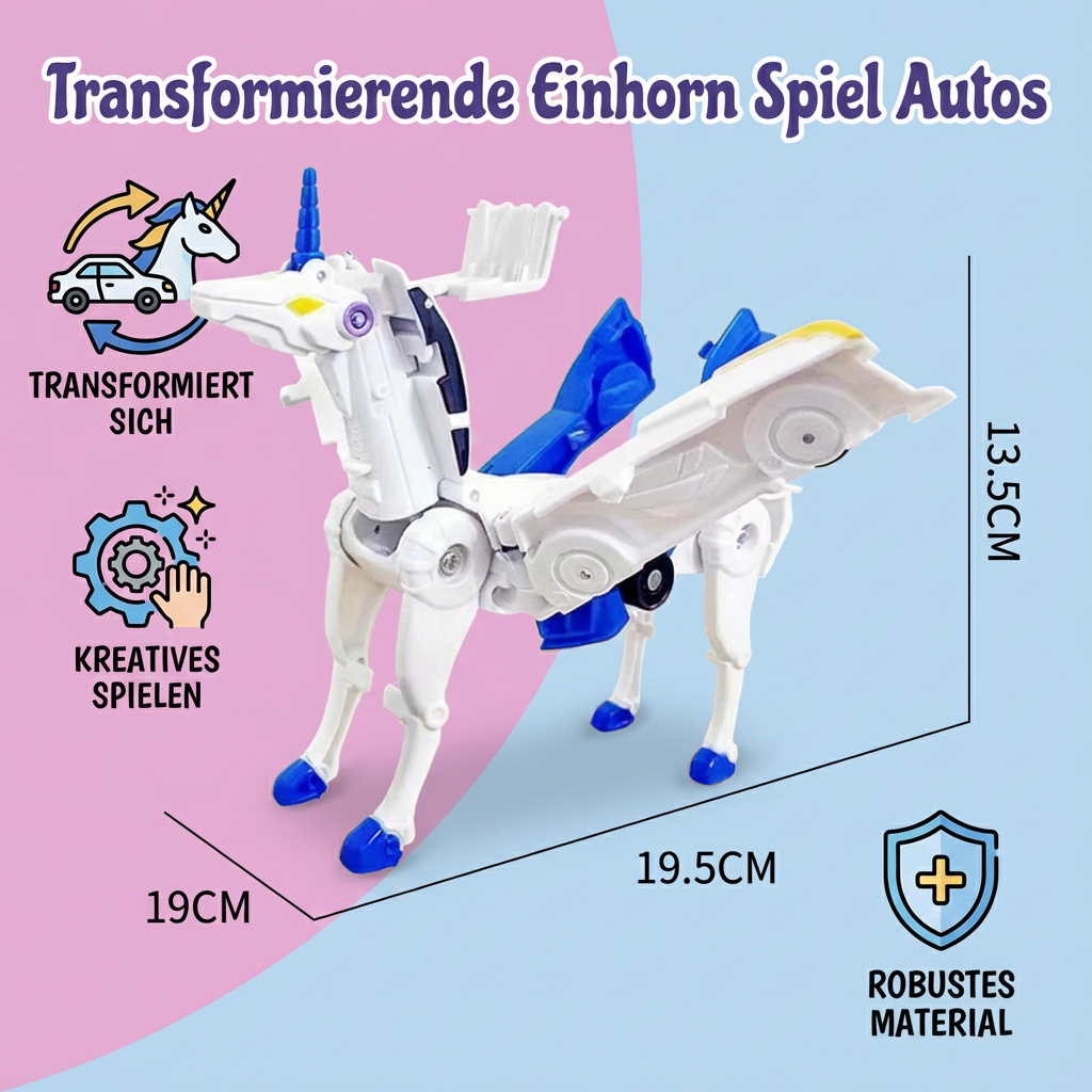 Transformierende Einhorn Spiel Autos