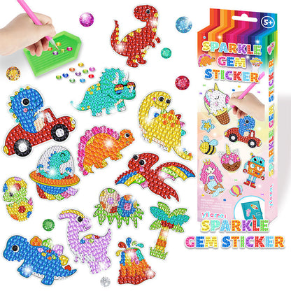 Kreatives Diamant-Mosaik Sticker-Set