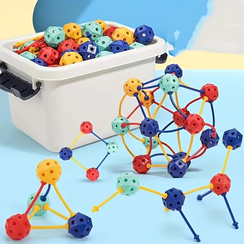 Flexible PVC-Perlen – Kreative 3D-Bausteine für Kinder zum Bauen und Entdecken
