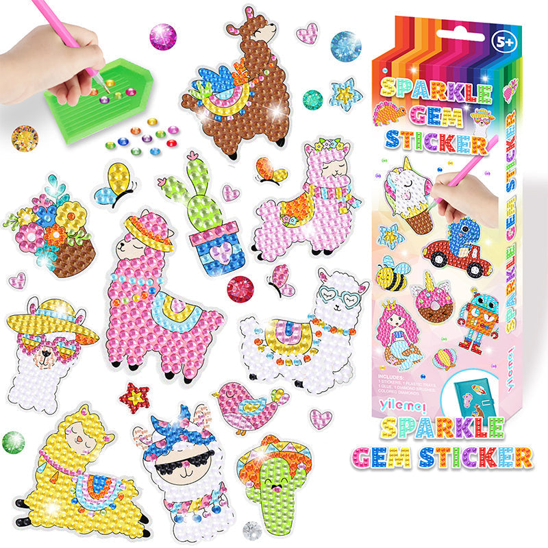 Kreatives Diamant-Mosaik Sticker-Set