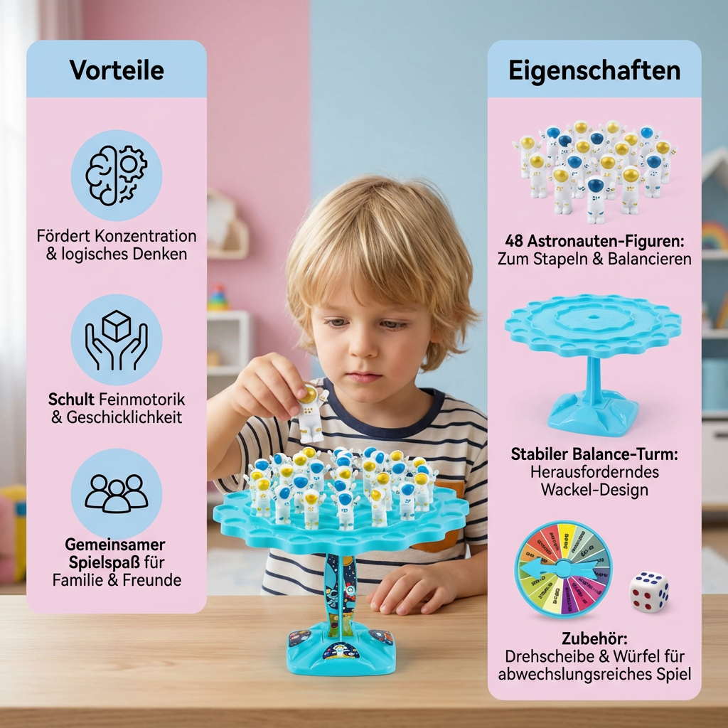 Astronauten Balancierspiel