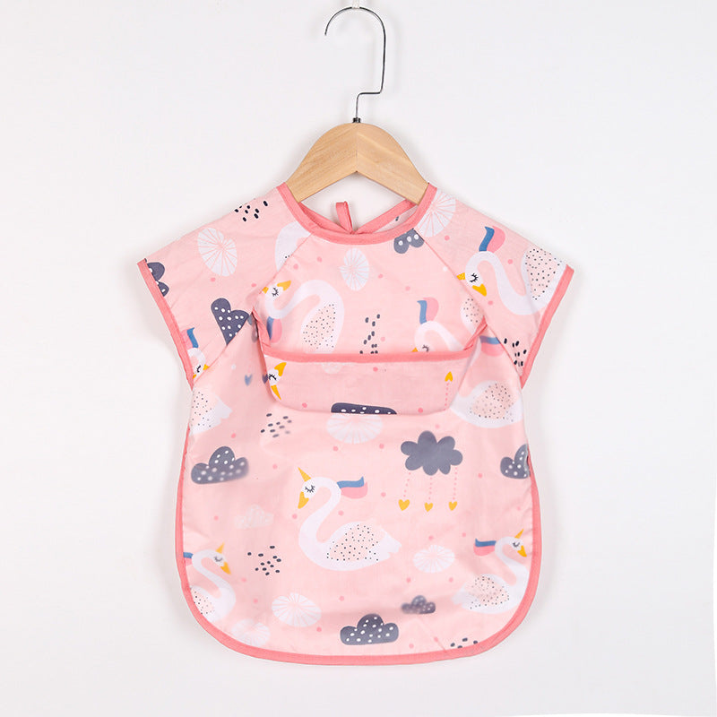 Baby-Schürze mit Taschen für Malen und Essen