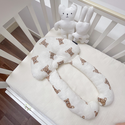 Baby Lagerungskissen mit Kopfstütze – Ergonomisches Stützkissen für Babys