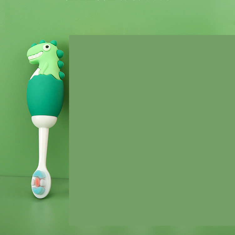 Kinder Zahnbürste Dino – Weiche Lernzahnbürste für Kleinkinder & Babys