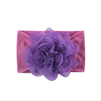 Baby Haarband mit Blume – Weiches Stirnband für Neugeborene & Kleinkinder
