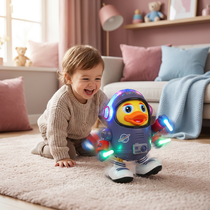 Tanzende Astronaut Ente