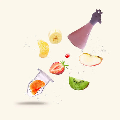 Baby Obst- und Gemüse Beißring – Fütterungshilfe mit Tier-Design