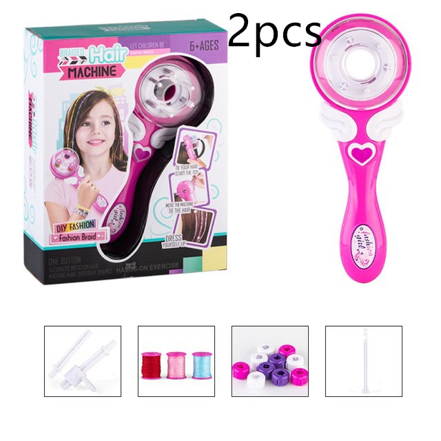 Elektrische Haarflechtmaschine für Kinder – DIY Flechtset mit Zubehör & Perlen