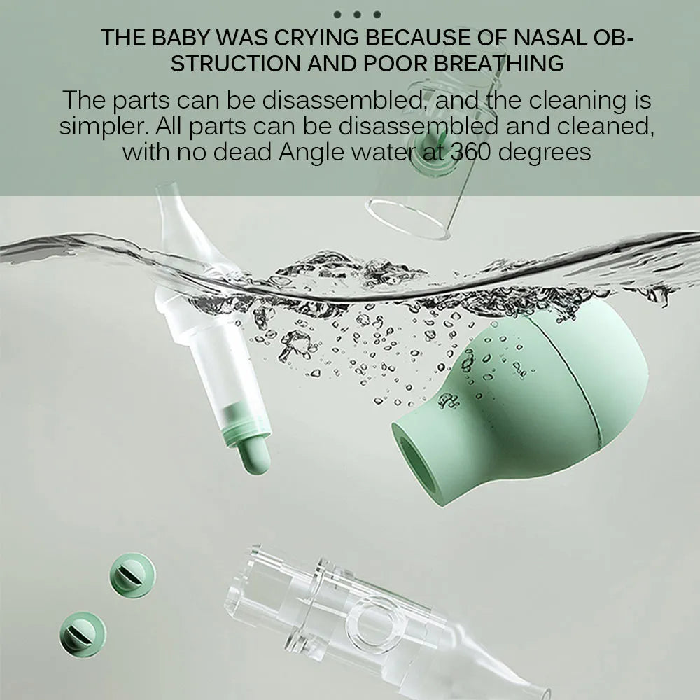 Nasensauger für Babys – Sanfter Baby Nasenreiniger mit Weicher Silikonspitze