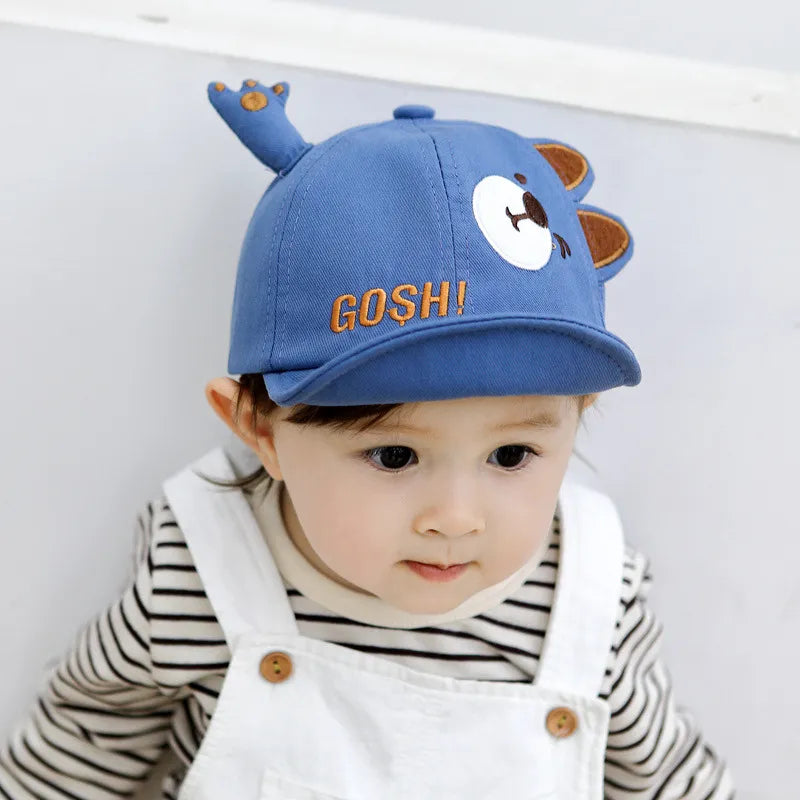 Baby Mütze mit Ohren – Niedliche Tier Baseballcap für Kleinkinder
