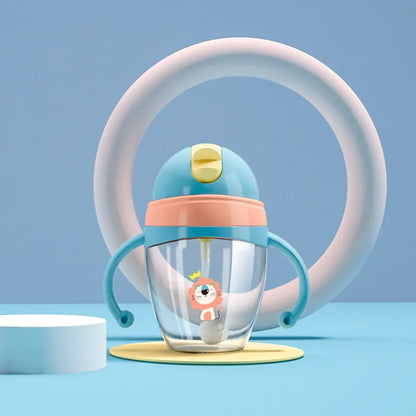 Kinder Trinkbecher mit Henkel – Sippy Cup mit Katzen Design