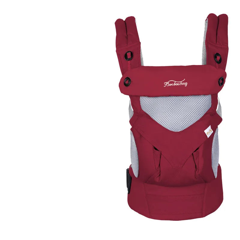 Babytrage Ergonomisch – Verstellbare Bauchtrage mit Sitzstütze