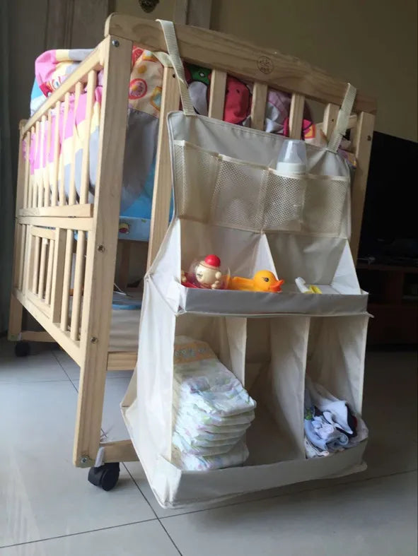 Wickeltisch Organizer – Hängeaufbewahrung für Windeln & Babyzubehör