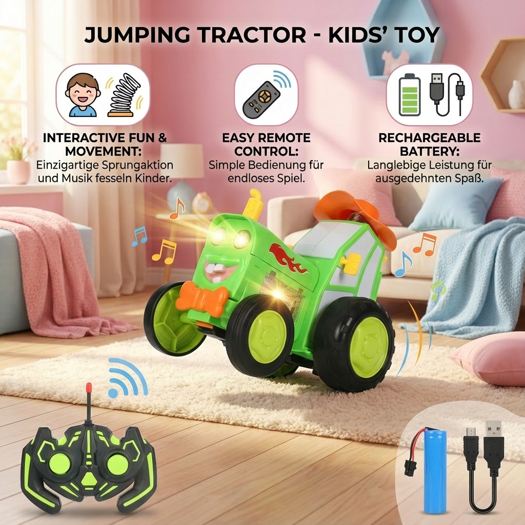Humpelnder Traktor Kinder Spielzeug