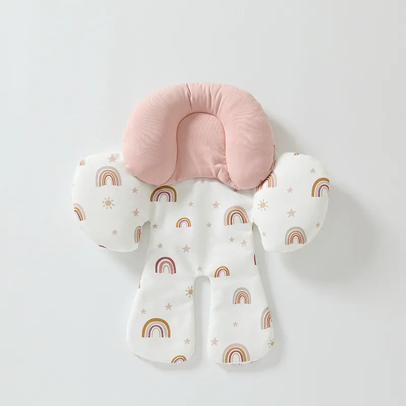 Baby Sitzverkleinerer mit Kopfstütze – Weiches Kissen für Babyschale & Kinderwagen