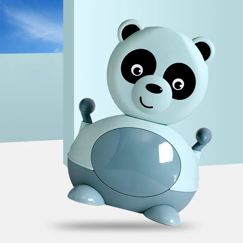 Töpfchenstuhl für Kinder in Pandaform – Weiches Baby Töpfchen mit PU-Sitz