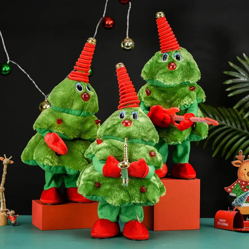 Lustige Weihnachtsdeko - Tanzender Musikbaum