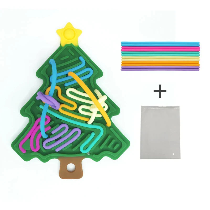 Silikon Stresslöser Weihnachtsbaum – Kompakt und Lustig für die Weihnachtszei