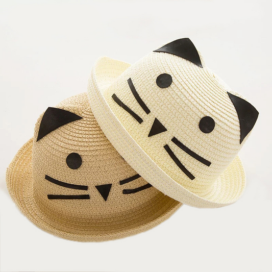 Sonnenhut für Babys mit Katzenohr-Design – Stylischer Sommerhut für Kinder