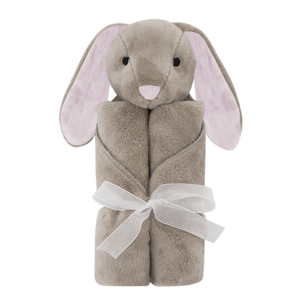 Kuschelige Babydecke mit Hasen-Design – Flauschige Baby Kuscheldecke
