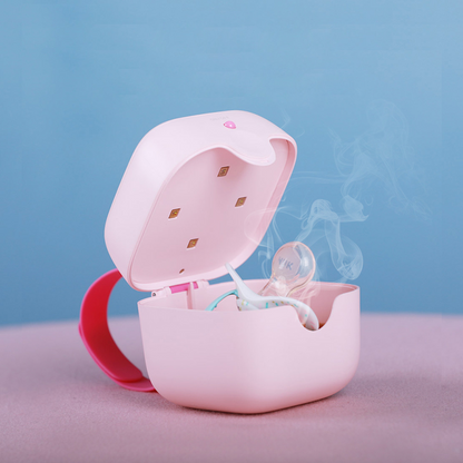 Portabler Schnuller Sterilisator – Hygienische Desinfektion für Babyschnuller