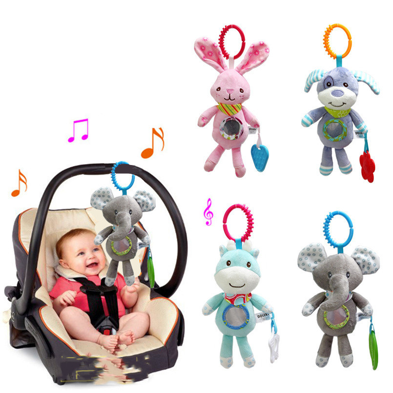 Musikspielzeug für Babys mit Clip – Hängendes Plüschtier