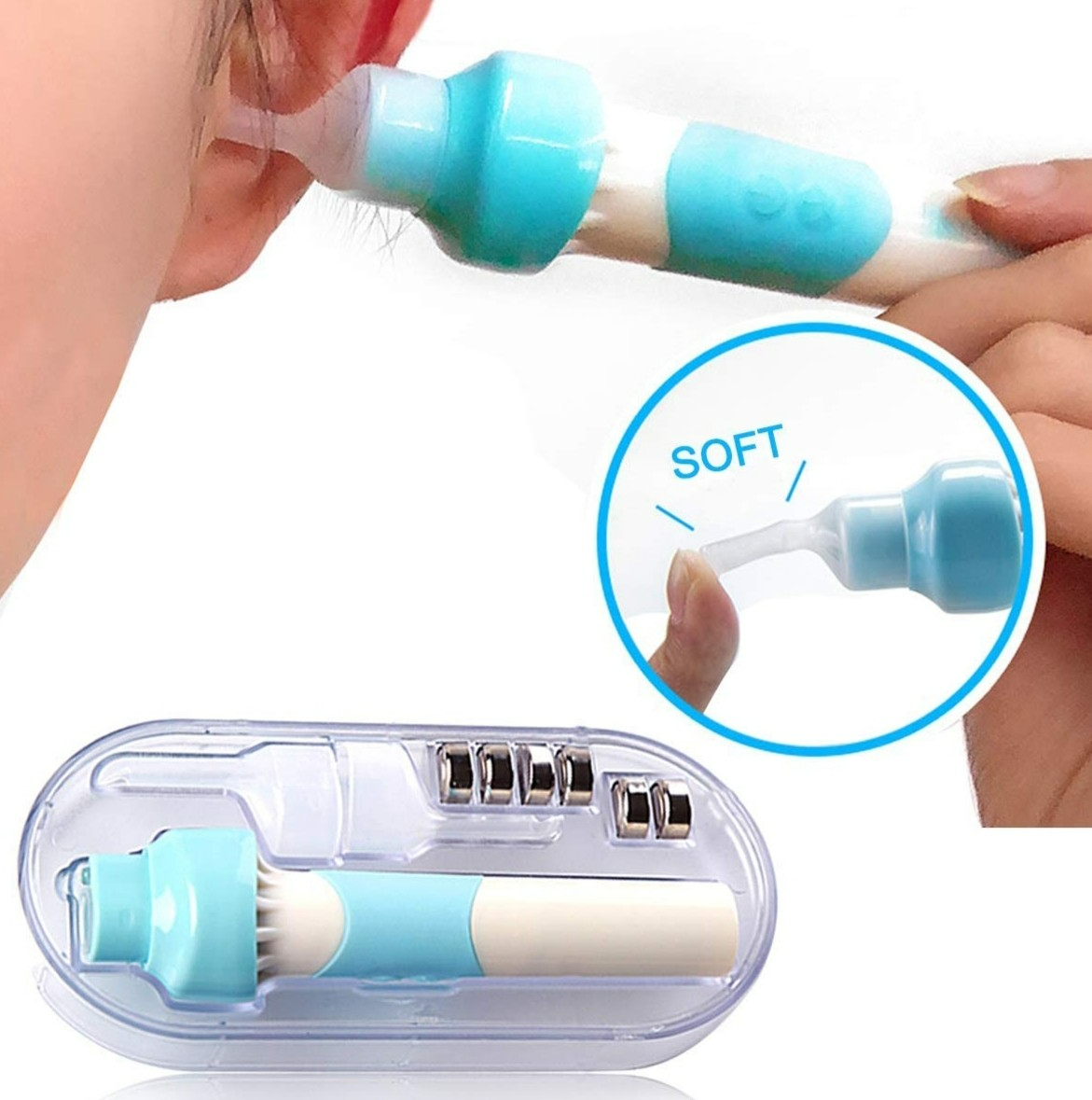 Ohrreiniger mit LED Licht für Kinder – Sanfte Ohrenpflege für Babys & Kleinkinder