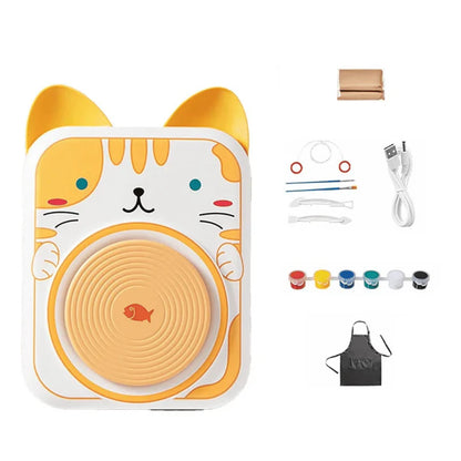Elektrisches Töpfer-Set für Kinder mit Zubehör