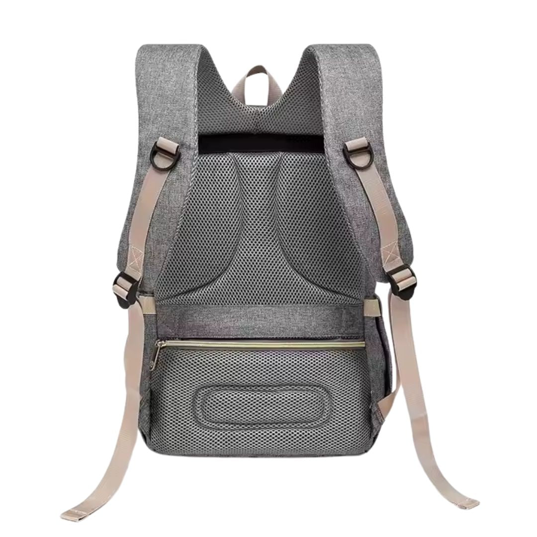 Wickelrucksack mit USB-Anschluss – Baby Rucksack mit Flaschenwärmer & Ladefunktion