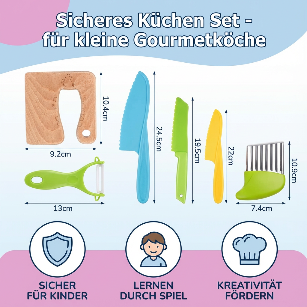 Sicheres Küchen Set - für kleine Gourmetköche