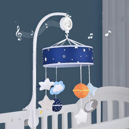 Baby Musik-Mobile mit Sternen – Spieluhr Mobile fürs Babybett