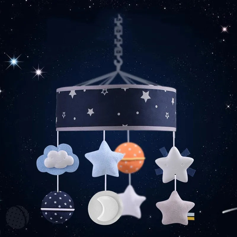 Baby Musik-Mobile mit Sternen – Spieluhr Mobile fürs Babybett