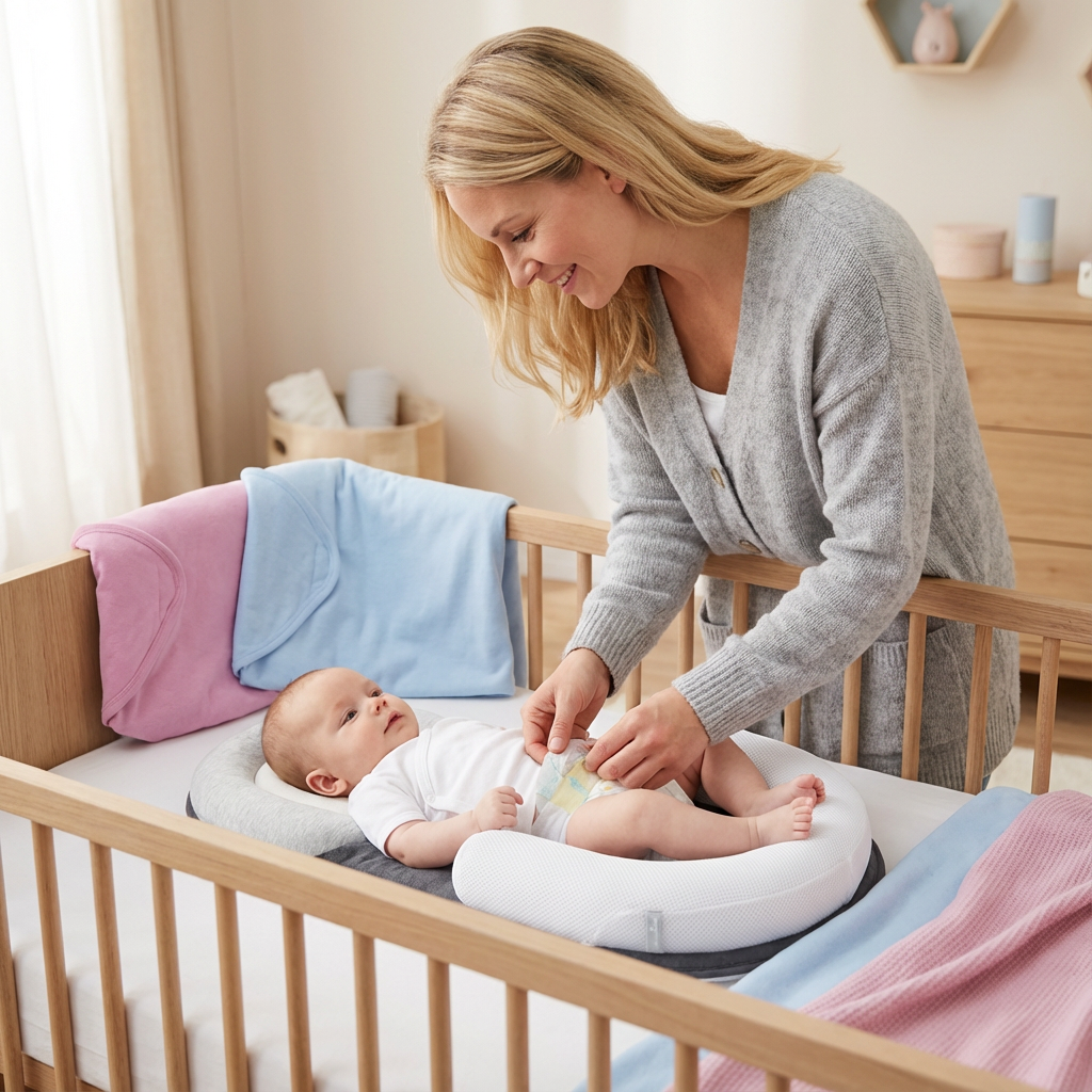Sichere Babystütze