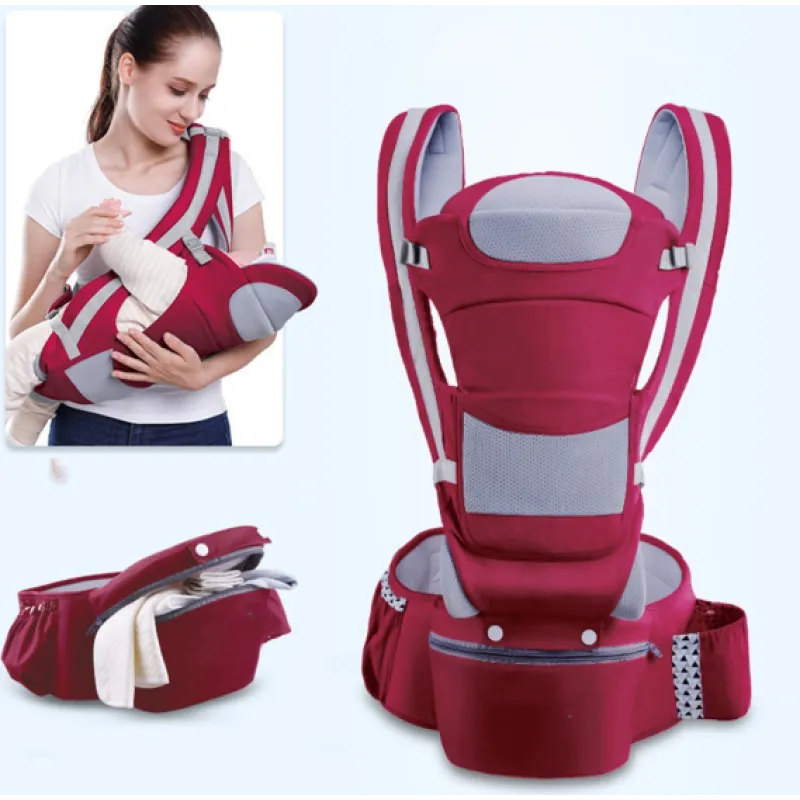 Komfortable Babytrage – Ergonomisches Tragetuch mit Verstaumöglichkeit