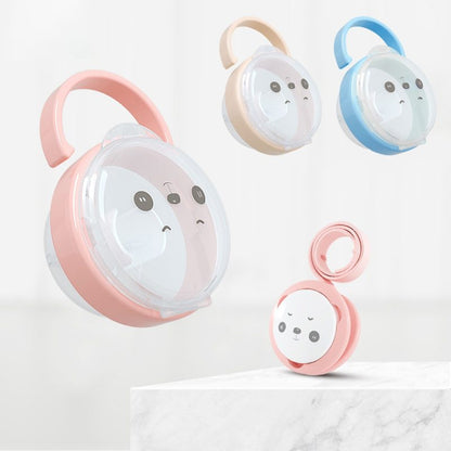 Baby Schnuller mit Schutzkappe – Beruhigungssauger im Süßen Bären-Design